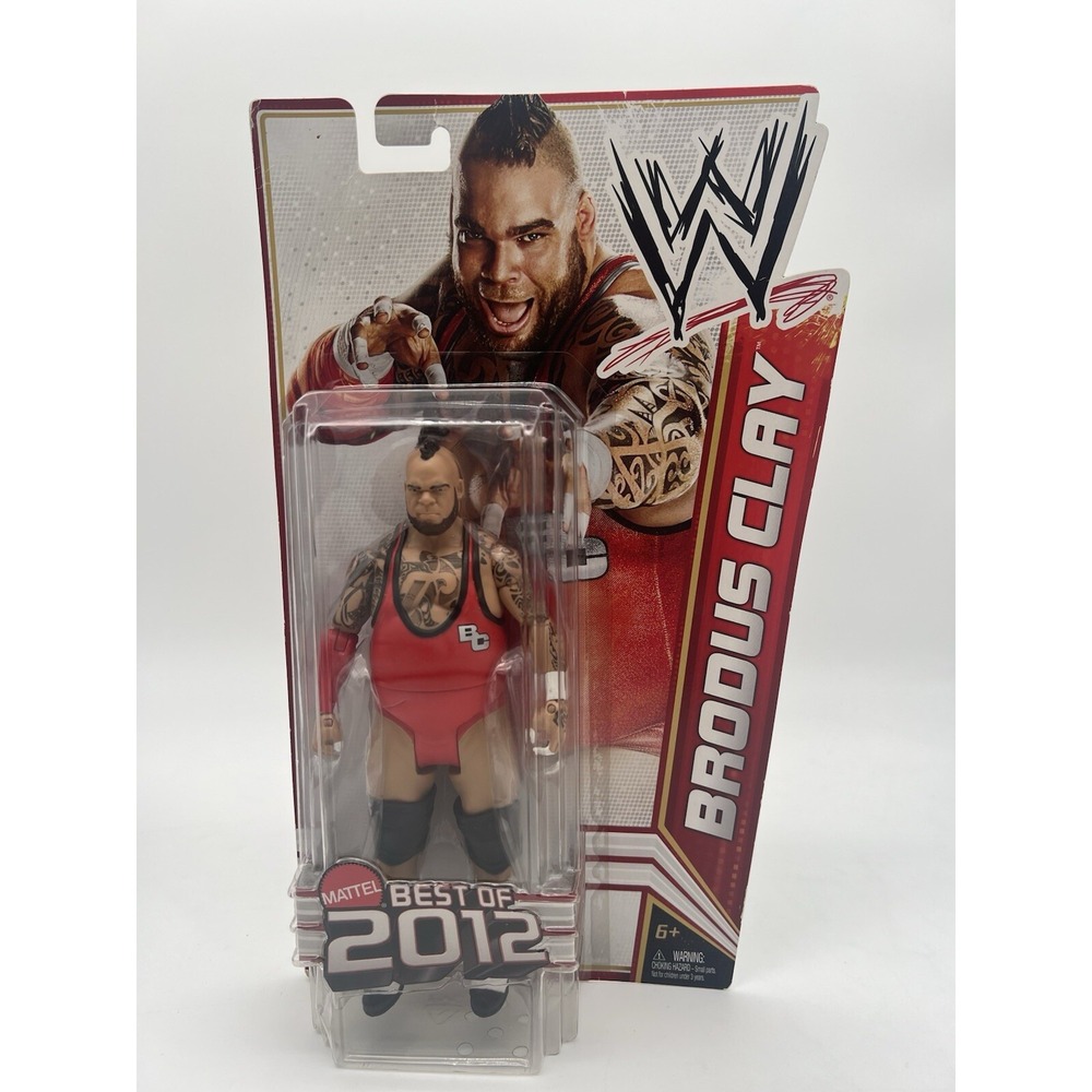 WWE Brodus Clay Action Figure Mattel Best of 2012 Basic Red Singlet NIB MOC